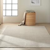 White 24 x 0.28 in Area Rug - AllModern Arjan Handmade Flatweave Wool Beige Area Rug Wool | 24 W x 0.28 D in | Wayfair