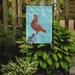 Caroline's Treasures African Owl Pigeon Check 2-Sided Polyester 15 x 11 in. Garden Flag in Blue | 15 H x 11 W in | Wayfair BB8127GF