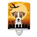 Caroline's Treasures Halloween Basset Hound Ceramic Night Light Ceramic | 6 H x 3 W x 3 D in | Wayfair BB1760CNL