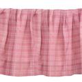 August Grove® Hensel 18" Bed Skirt Cotton in Pink | 68 W x 78 D in | Wayfair DB93650149F6489FAC0DE04A54CDBE94