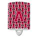 Caroline's Treasures Football Ceramic Night Light Ceramic in Red/White | 4 H x 4 W x 3 D in | Wayfair CJ1079-ACNL