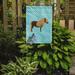 Caroline's Treasures Shetland Pony Horse Check 2-Sided Polyester 15 x 11 in. Garden Flag in Blue | 15 H x 11 W in | Wayfair BB8088GF