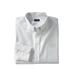 Men's Big & Tall KS Signature Wrinkle-Free Oxford Dress Shirt by KS Signature in Light Grey (Size 17 1/2 39/0)