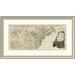 East Urban Home 'A New Map of North America, w/ the West India Islands (Northern Section), 1786' Framed Print Paper in Brown | Wayfair