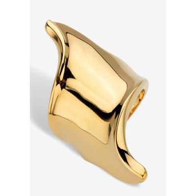 Women's Gold-Plated Free-Form Ring by PalmBeach Jewelry in Gold (Size 8)