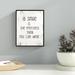 Ebern Designs A Smile is The Prettiest Thing You Can Wear Motivation - Picture Frame Textual Art on Canvas in Black/White | Wayfair