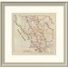 East Urban Home 'California - Sonoma, Marin, Lake, & Napa Counties, 1896' Framed Print Paper | 23 H x 24 W x 1.5 D in | Wayfair EASN3570 39505533