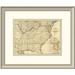 East Urban Home 'Map of the Seat of Civil War' Framed Print Paper | 20 H x 24 W x 1.5 D in | Wayfair EASN4504 39508801