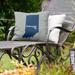 East Urban Home Indoor/Outdoor Throw Pillow Polyester/Polyfill blend in Blue | 20 H x 20 W x 4 D in | Wayfair 182015006E814C1EB4F789B7D5212941