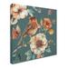 Winston Porter Spiced Nature XVI Teal WAL by Lisa Audit - Wrapped Canvas Print Canvas in Brown | 14 H x 14 W x 2 D in | Wayfair