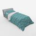 East Urban Home Turquoise Petrol Modern & Contemporary Duvet Cover Set in Blue | Twin Duvet Cover + 2 Additional Pieces | Wayfair