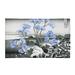 White 24 x 0.4 in Area Rug - East Urban Home Mt. Fuji Through The Cherry Blossoms Chenille Black/Blue Area Rug Chenille | 24 W x 0.4 D in | Wayfair