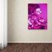 Ebern Designs Purple Geisha by Abstract Graffiti - Wrapped Canvas Graphic Art Print Canvas in Indigo/Pink | 19 H x 14 W x 2 D in | Wayfair