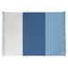 Blue/White 65 x 0.25 in Area Rug - East Urban Home Kansas Flatweave White/Royal Blue/Powder Blue Rug Chenille | 65 W x 0.25 D in | Wayfair