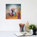 East Urban Home The Well by Scott Mills - Graphic Art Print Canvas in Blue/Red | 12 H x 12 W x 0.75 D in | Wayfair 0AEC6C33C08B4207828856774F4B3FD5