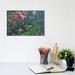 East Urban Home Hummingbird Haven, Horizontal by Collin Bogle - Graphic Art Print Canvas in Green/Pink | 8 H x 12 W x 0.75 D in | Wayfair