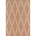 White 24 x 0.2 in Area Rug - Erin Gates by Momeni River Geometric Handmade Flatweave Orange Area Rug Recycled P.E.T, | 24 W x 0.2 D in | Wayfair