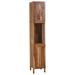EcoDecors Curvature 13.8" W x 78.8" H Linen Tower in Brown | 78.8 H x 13.8 W x 16.2 D in | Wayfair CT-CA-1
