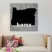 East Urban Home Oregon by Luke Wilson - Gallery-Wrapped Canvas Giclée Print Canvas, Cotton in Black/Gray/White | 12 H x 12 W x 0.75 D in | Wayfair