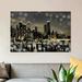 East Urban Home Chicago Nights II by Kate Carrigan - Wrapped Canvas Print Canvas, Cotton in Black/Gray/Green | 8 H x 12 W x 0.75 D in | Wayfair