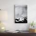 East Urban Home 'Black Space Song' Graphic Art Print on Wrapped Canvas Canvas, Cotton in Black/Gray/White | 12 H x 8 W x 0.75 D in | Wayfair