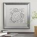 East Urban Home 'Turtle Beach' Framed Graphic Art Canvas, Wood in Black/White | 1.25 D in | Wayfair 39856E75462742A2892D540A16B3E7A1