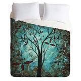 East Urban Home Romantic Evening Duvet Cover Microfiber in Blue/Brown/Green | Twin | Wayfair ETUH2067 42418360