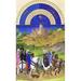 Buyenlarge Le Tres Riches Heures Du Duc De Berry August - Print in White | 36 H x 24 W x 1.5 D in | Wayfair 0-587-71173-LC2436