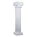 Astoria Grand Sheehan Scamozzi Pedestal Metal in White | 40 H x 10 W x 10 D in | Wayfair 467455371A8B446885ED4AC2818760DD