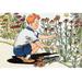 Buyenlarge 'Picking Flowers' by Julia Letheld Hahn Painting Print in White | 36 H x 24 W x 1.5 D in | Wayfair 0-587-27465-4C2436