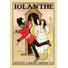 Buyenlarge Iolanthe: D'Oyly Carte Opera Company by Henry Matthew Brock Vintage Advertisement in Black/Red | 30 H x 20 W in | Wayfair