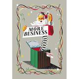 Buyenlarge Jack-in-the-Box Santa Vintage Advertisement in Gray/Green | 30 H x 20 W in | Wayfair 0-587-02451-8C2030