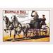 Buyenlarge Buffalo Bill: Still Holds the Reins Vintage Advertisement in Gray/Yellow | 28 H x 42 W x 1.5 D in | Wayfair 0-587-02916-1C2842