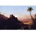 Buyenlarge 'In the Tropics' by Frederic Edwin Church Graphic Art in White | 24 H x 36 W x 1.5 D in | Wayfair 0-587-26119-6C2436