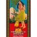Buyenlarge 'Honolulu Broom Factory Broom Label' Vintage Advertisement in Brown/Green/Red | 30 H x 20 W x 1.5 D in | Wayfair 0-587-24597-2C2030