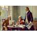 Buyenlarge Writing The Declaration of Independence in 1776 - Print in White | 24 H x 36 W x 1.5 D in | Wayfair 0-587-33570-xC2436