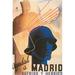 Buyenlarge Help Tortured & Heroic Madrid - Advertisement Print in Blue | 36 H x 24 W in | Wayfair 0-587-28380-7C2436