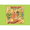 Buyenlarge Organ Grinder Musical Bank - Advertisements Print in Brown/Green | 20 H x 30 W x 1.5 D in | Wayfair 0-587-21654-9C2030