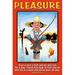 Buyenlarge 'Pleasure' by Wilbur Pierce Vintage Advertisement in Blue/Red | 30 H x 20 W x 1.5 D in | Wayfair 0-587-22191-7C2030