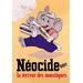 Buyenlarge Neocide DDT - La Terreur des Moustiques Vintage Advertisement, Crystal in Blue/Gray | 42 H x 28 W x 1.5 D in | Wayfair