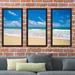 Picture Perfect International Serene Waters Heavenly - 3 Piece Picture Frame Photograph Print Set on Acrylic in Blue | Wayfair 704-2713-1224