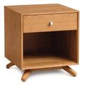 Copeland Furniture Astrid 1 Drawer Nightstand Wood in Red | 20.375 H x 18 W x 18.5 D in | Wayfair 2-AST-10-03