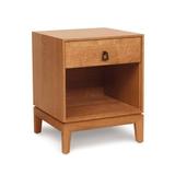 Copeland Furniture Mansfield 1 - Drawer Solid Wood Nightstand Wood in Red | 23.75 H x 18.5 W x 18 D in | Wayfair 2-MAN-11-03