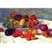 Buyenlarge 'Still Life w/ Tropical Fruits' by Pierre-August Renoir Painting Print in White | 24 H x 36 W x 1.5 D in | Wayfair 0-587-25509-9C2436