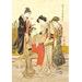 Buyenlarge Four Women by Kitigawa Utamaro Painting Print in Red | 42 H x 28 W x 1.5 D in | Wayfair 0-587-04616-3C2842