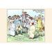 Buyenlarge 'Dancing to The Strings of A Violinist' by Randolph Caldecott Painting Print in White | 24 H x 36 W x 1.5 D in | Wayfair