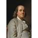 Buyenlarge Portrait Benjamin Franklin by Joseph-Siffrede Duplessis - Print in White | 36 H x 24 W x 1.5 D in | Wayfair 0-587-33571-8C2436