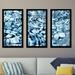 Picture Perfect International Water Stones 1 - 3 Piece Picture Frame Photograph Print Set on Acrylic in Blue | 25.5 H x 40.5 W x 1 D in | Wayfair