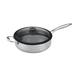 Frieling Black Cube Hybrid Quick Release Saute Pan w/ Lid Stainless Steel/Aluminum in Gray | 7 H in | Wayfair BC724