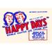 Buyenlarge Happy Days Edible Coated Ice Cream Bar - Advertisement Print in White | 24 H x 36 W x 1.5 D in | Wayfair 0-587-31763-9C2436